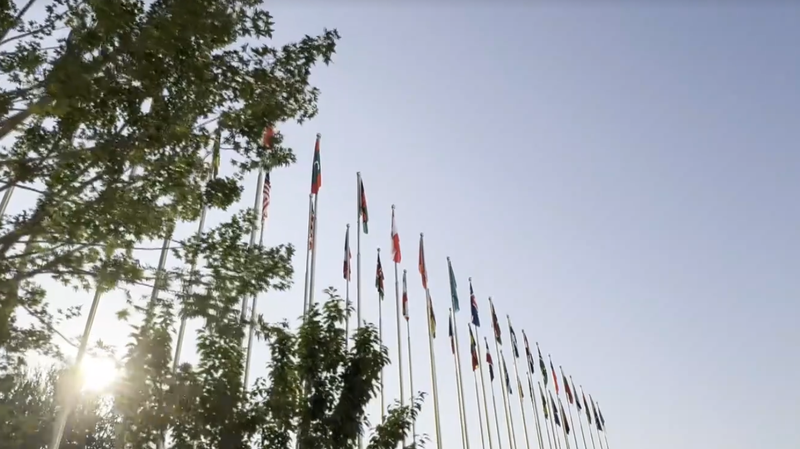 Xi et Peng posent avec des dignitaires lors de la réunion des leaders mondiaux sur les femmes