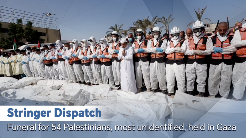 Khan Yunis de Gaza pleure 54 Palestiniens rendus sous trêve video poster