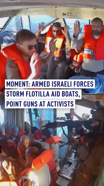 Indignation mondiale alors qu’Israël intercepte la flottille d’aide pour Gaza Indignation mondiale alors qu'Israël intercepte la flottille d'aide pour Gaza video poster
