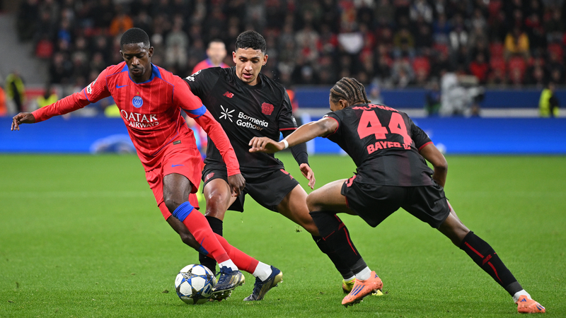 Le PSG écrase Leverkusen 7-2 pour prendre la tête du groupe de la Ligue des champions