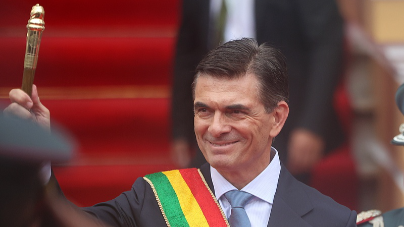 L'envoyé de la Chine rejoint le nouveau président de la Bolivie lors de l'investiture