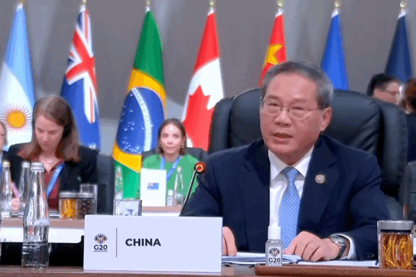 Le Premier ministre Li appelle le G20 à défendre le libre-échange et une économie ouverte