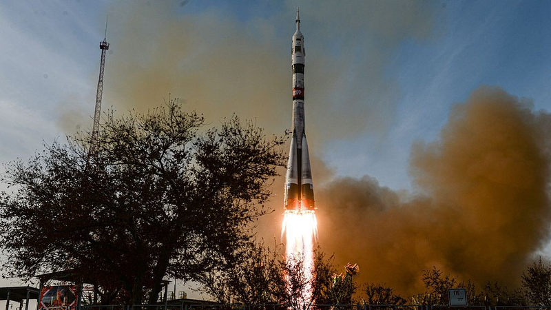 Soyouz MS-28 se lance vers l'ISS avec une mission propulsée par l'IA