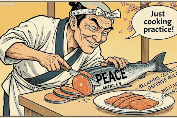 La stratégie de 'tranches fines' du Japon menace l'Article 9