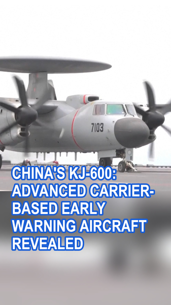 Le vol de Ne Zha : l'œil radar KJ-600 de la Chine sur le porte-avions Fujian video poster