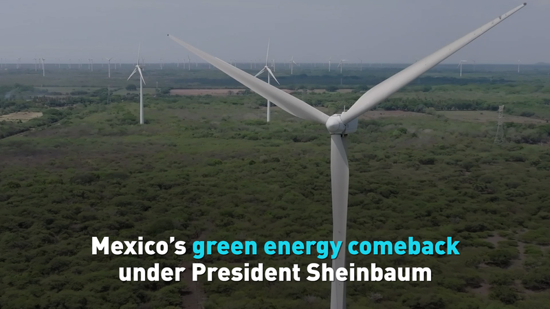 La renaissance de l'énergie verte au Mexique sous la présidente Sheinbaum video poster