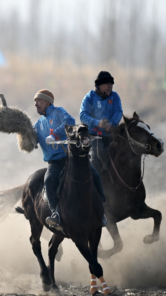 Le Buzkashi Ravive la Vitalité Rurale dans le Xinjiang video poster