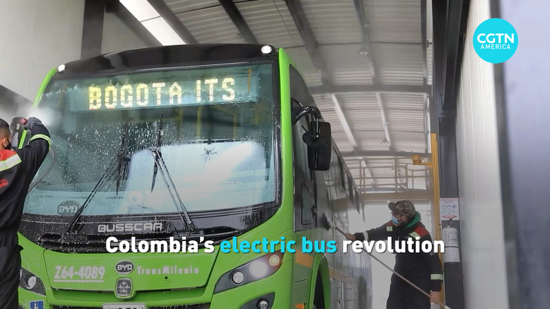 La Colombie accélère la révolution des bus électriques video poster