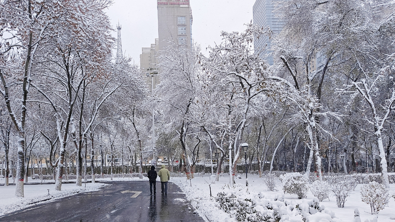 Blizzard frappe la région autonome ouïghoure du Xinjiang, trains et routes paralysés video poster