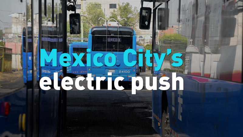 Les bus électriques de Chine alimentent la flotte verte de Mexico video poster