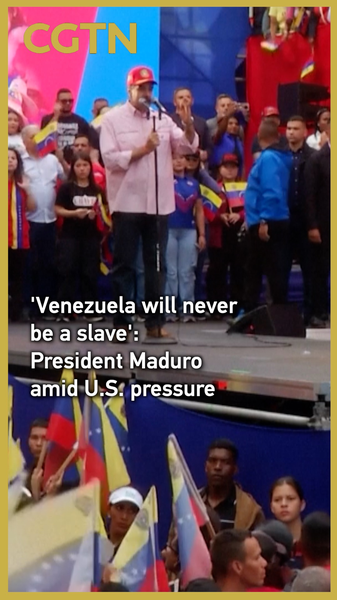 Maduro défie la pression des États-Unis : 'Le Venezuela ne sera jamais un esclave' video poster