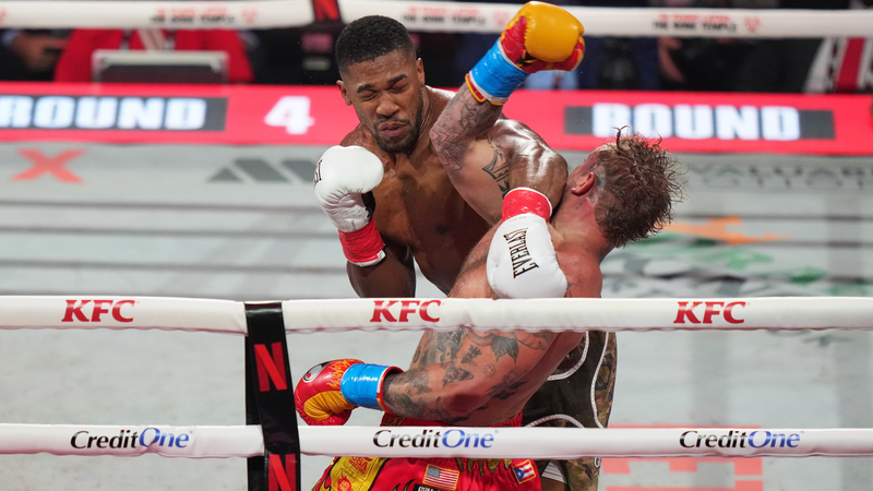 Anthony Joshua bat Jake Paul par KO au sixième round à Miami