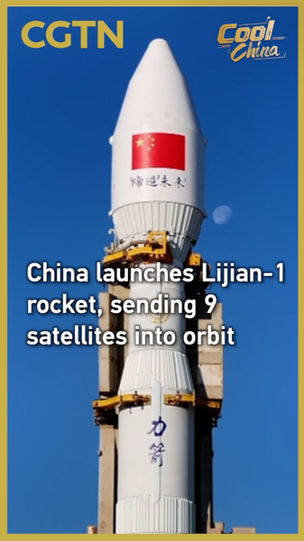 Le lanceur Lijian-1 met en orbite neuf satellites, y compris un observateur climatique des Émirats arabes unis video poster