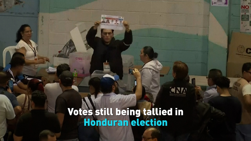 L'élection du Honduras reste en suspens alors que le candidat conservateur gagne du terrain video poster