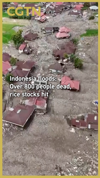 Crise des inondations en Indonésie : Plus de 800 morts, ressources en riz en danger video poster