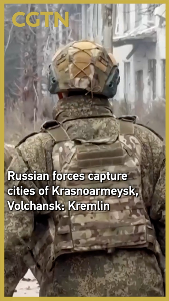 La Russie s'empare de Krasnoarmeysk et de Volchansk lors de la dernière offensive video poster
