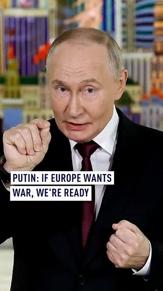 Poutine avertit : Si l'Europe choisit la guerre, la Russie est prête video poster