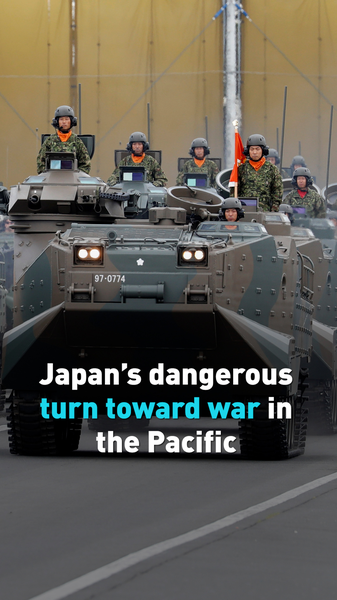 Les craintes de remilitarisation du Japon augmentent face à la rhétorique sur le détroit de Taïwan video poster