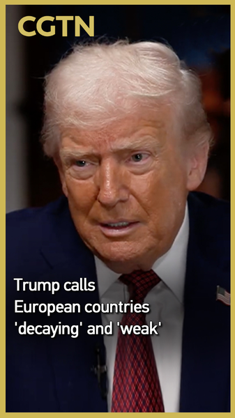 Trump critique l'Europe comme étant 'décadente' et 'faible' video poster