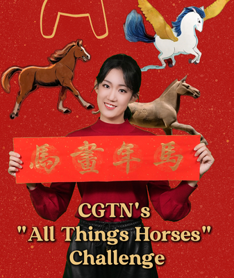 CGTN lance le défi 'Tout sur les Chevaux' pour l'Année du Cheval video poster