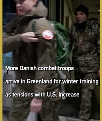 Des troupes danoises arrivent au Groenland en pleine tensions avec les États-Unis video poster