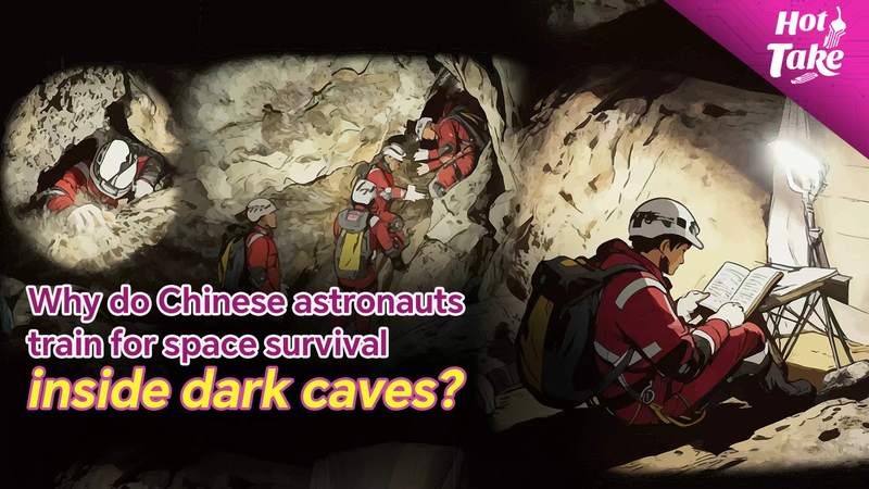 Pourquoi les astronautes chinois s'entraînent dans des grottes sombres avant les missions spatiales video poster