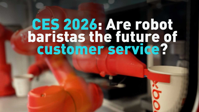 Les baristas robots au CES 2026 : Préparer l'avenir du service client video poster