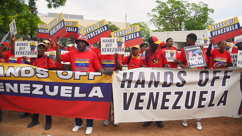 Manifestation des Sud-Africains pour la Libération de Maduro et Cilia video poster