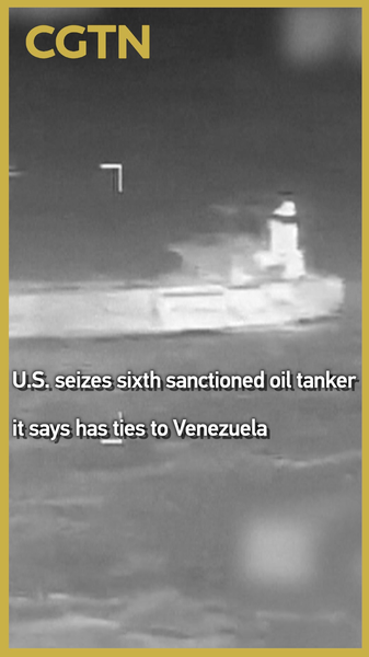 Les États-Unis saisissent un sixième pétrolier sanctionné lié au Venezuela video poster