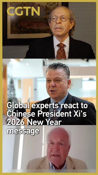 Les experts adoptent l'appel de Xi pour le Nouvel An 2026 pour la paix et le progrès video poster