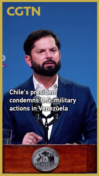 Boric du Chili critique les actions militaires américaines au Venezuela video poster