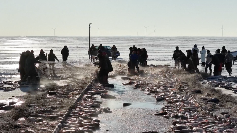Le festival de pêche sur glace du lac Chagan commence à Jilin video poster