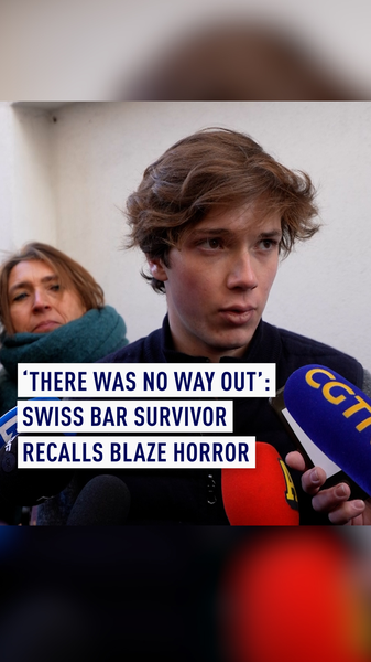 Incendie mortel du réveillon du Nouvel An à Crans-Montana lié aux chandelles scintillantes video poster