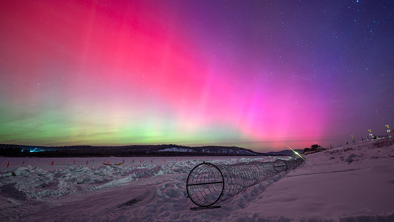 Tempête Solaire Déclenche des Aurores Vives au-dessus du Nord de la Chine