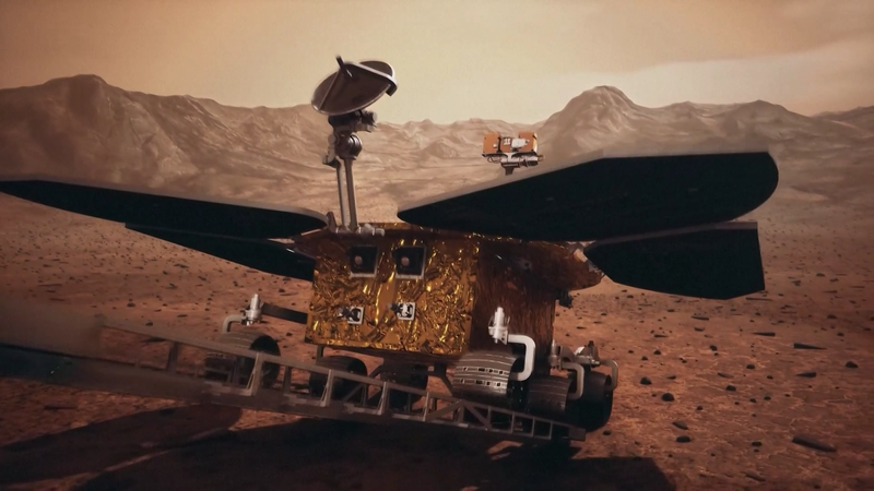 Mars a retenu de l'eau 750 millions d'années de plus, montre le rover Zhurong