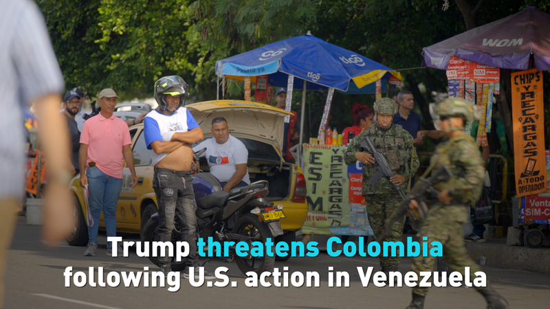 Trump met en garde la Colombie sur des liens présumés avec la drogue après l'intervention au Venezuela video poster