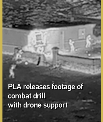 L'APL présente un exercice de combat rapide soutenu par des drones video poster