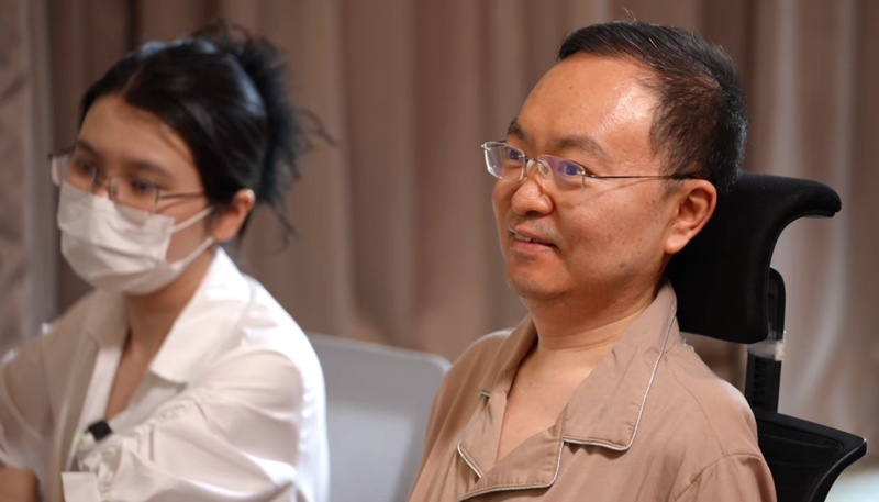 Lettre de Nouvel An de Cai Lei, défenseur des ALS : réflexions honnêtes et espoir de percées video poster