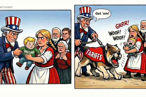 L'amitié à vendre : La menace de tarif sur le Groenland par Trump