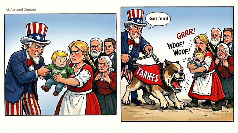 L'amitié à vendre : La menace de tarif sur le Groenland par Trump